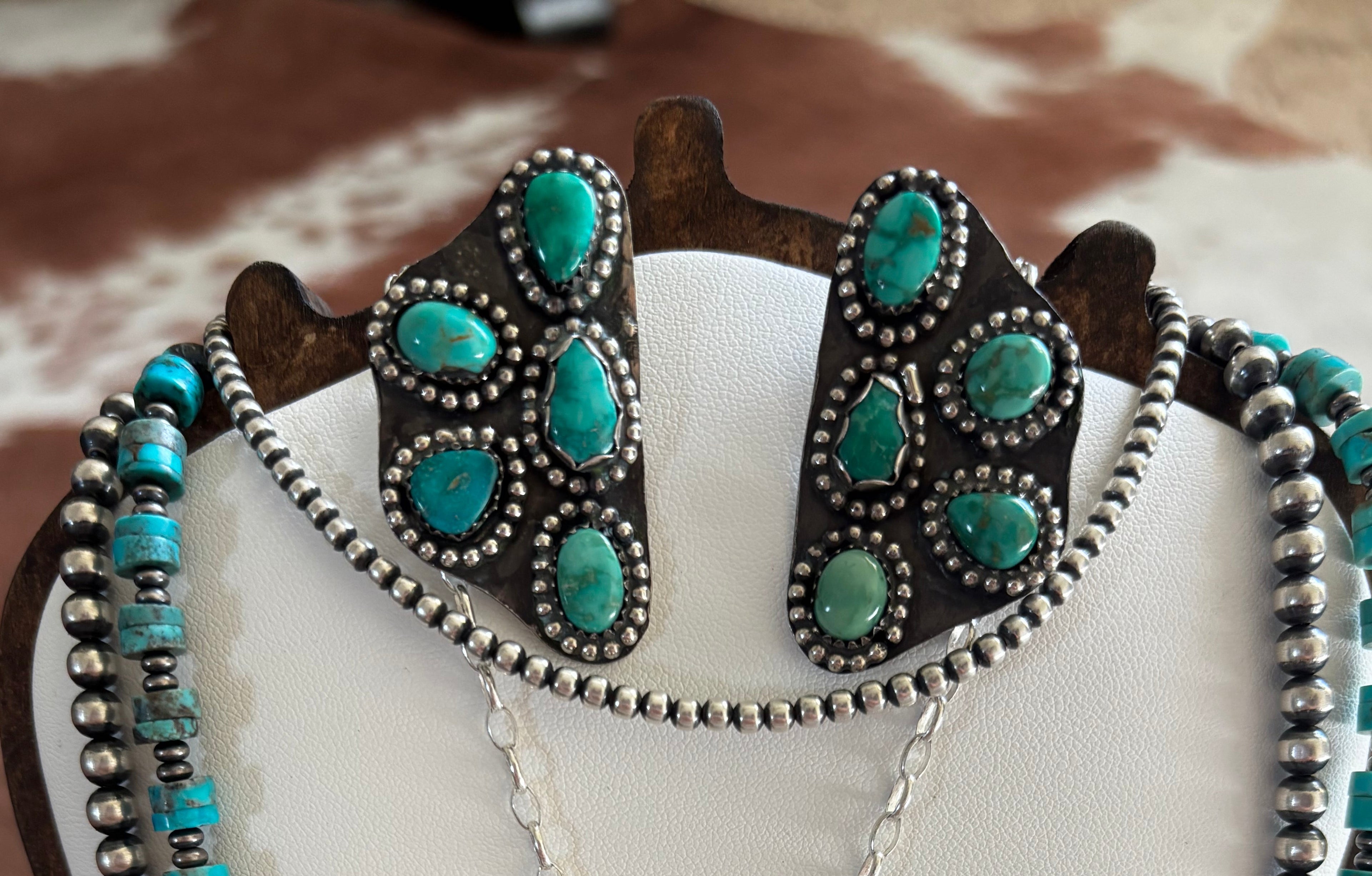 Half Cluster Earrings