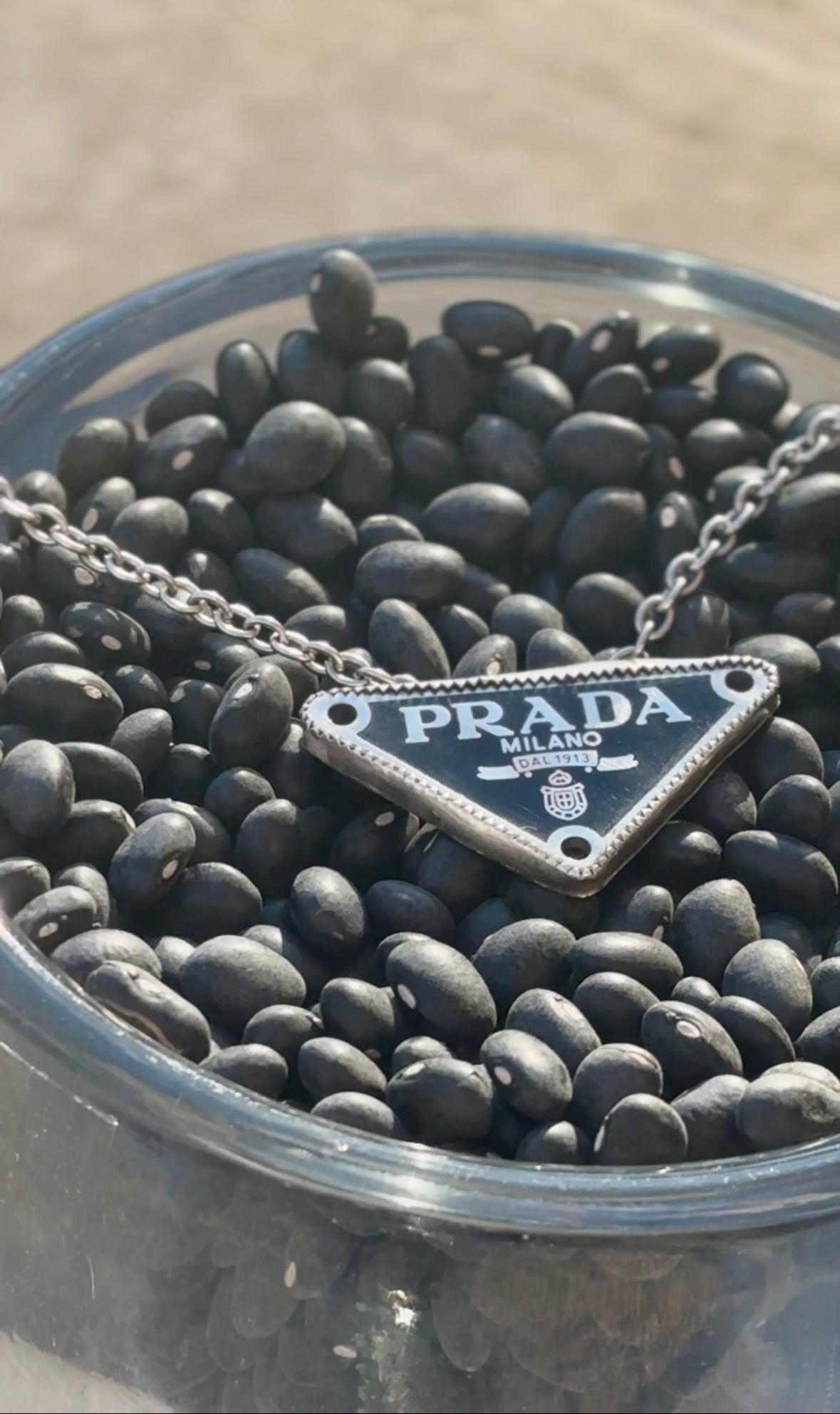 Prada Necklace – Triple S Turquoise