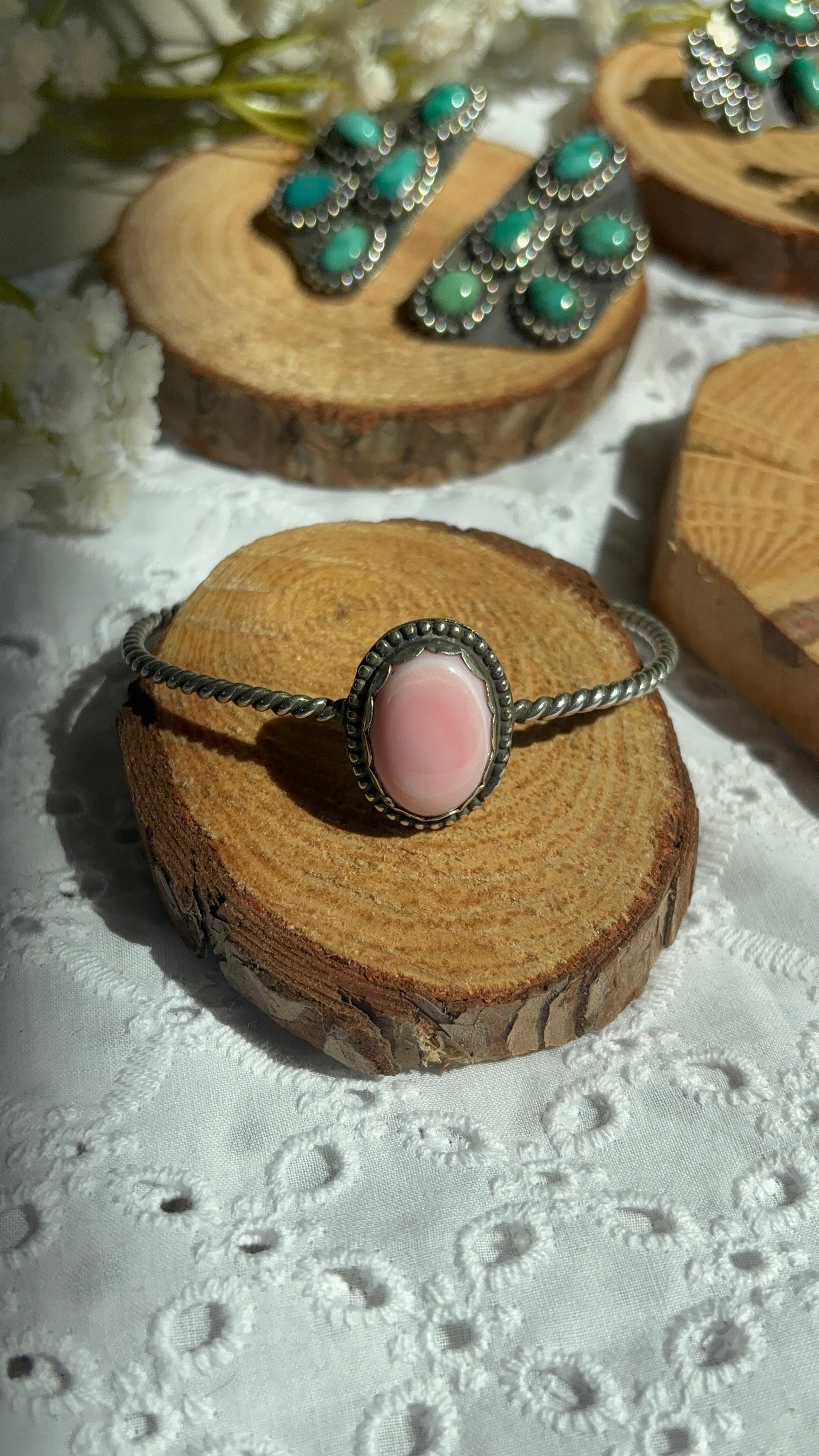 Pink Conch Cuff