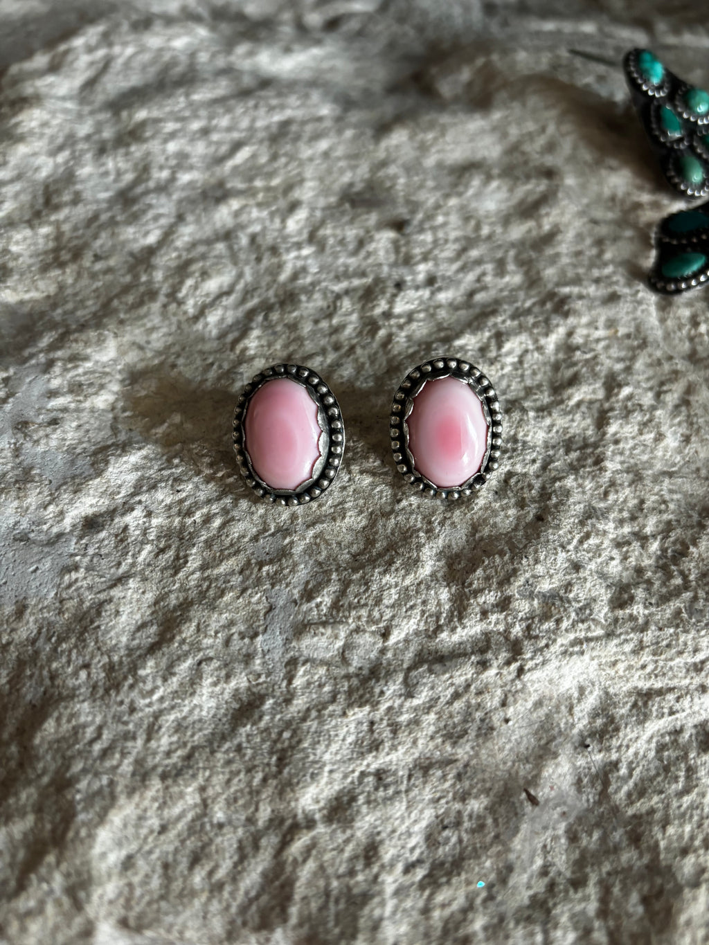 Pink Conch Studs