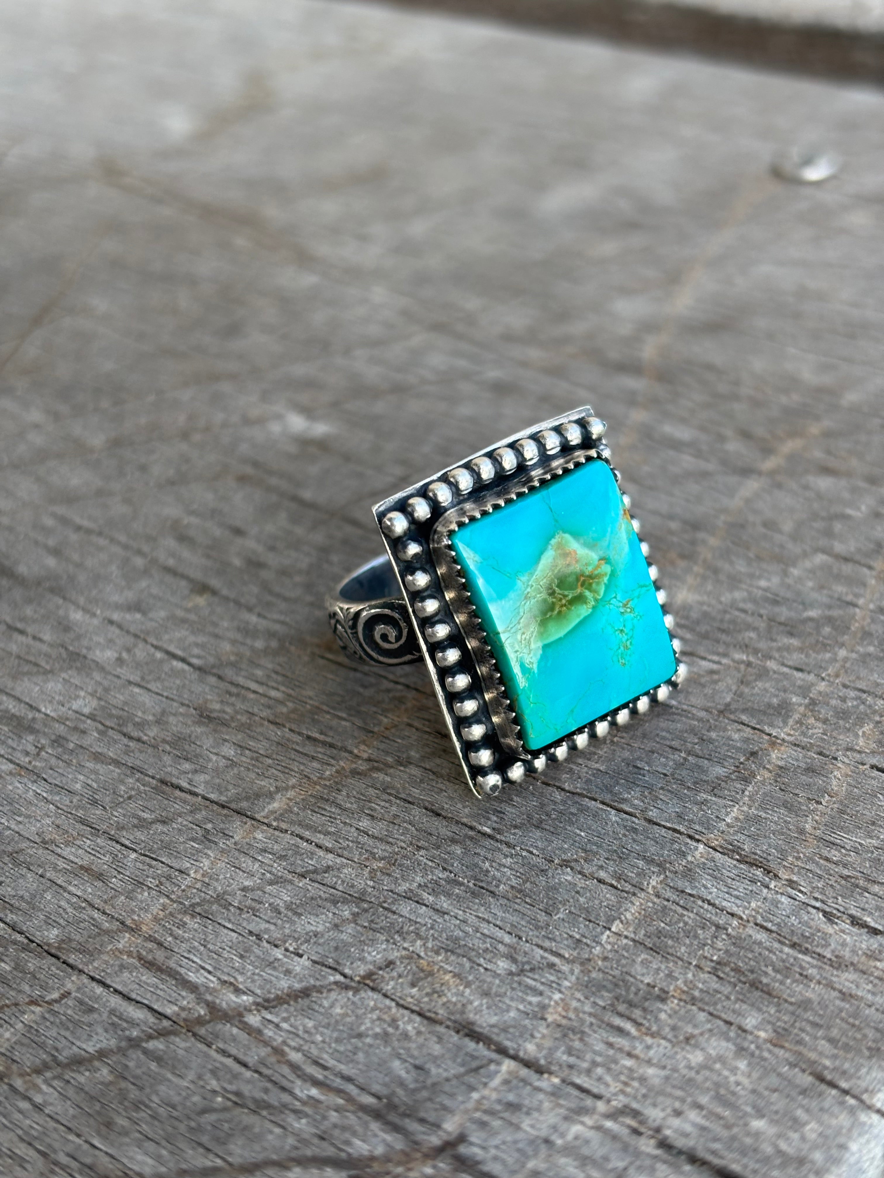 Kingman Turquoise Ring
