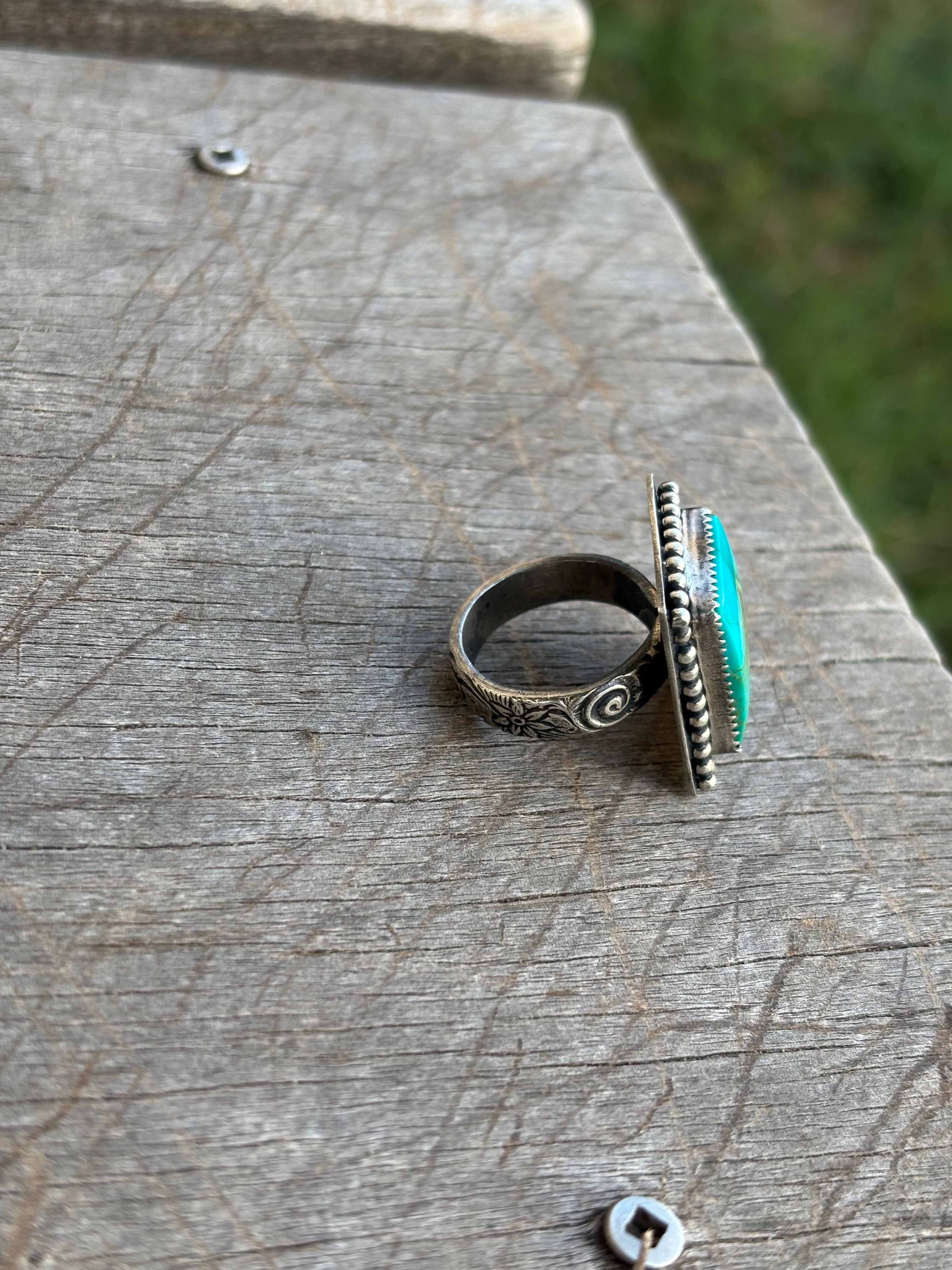 Kingman Turquoise Ring